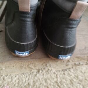 Keds Mens Black High Top Sneaker Boots Textured Lace Up Gum Sole Rugged Sneaker